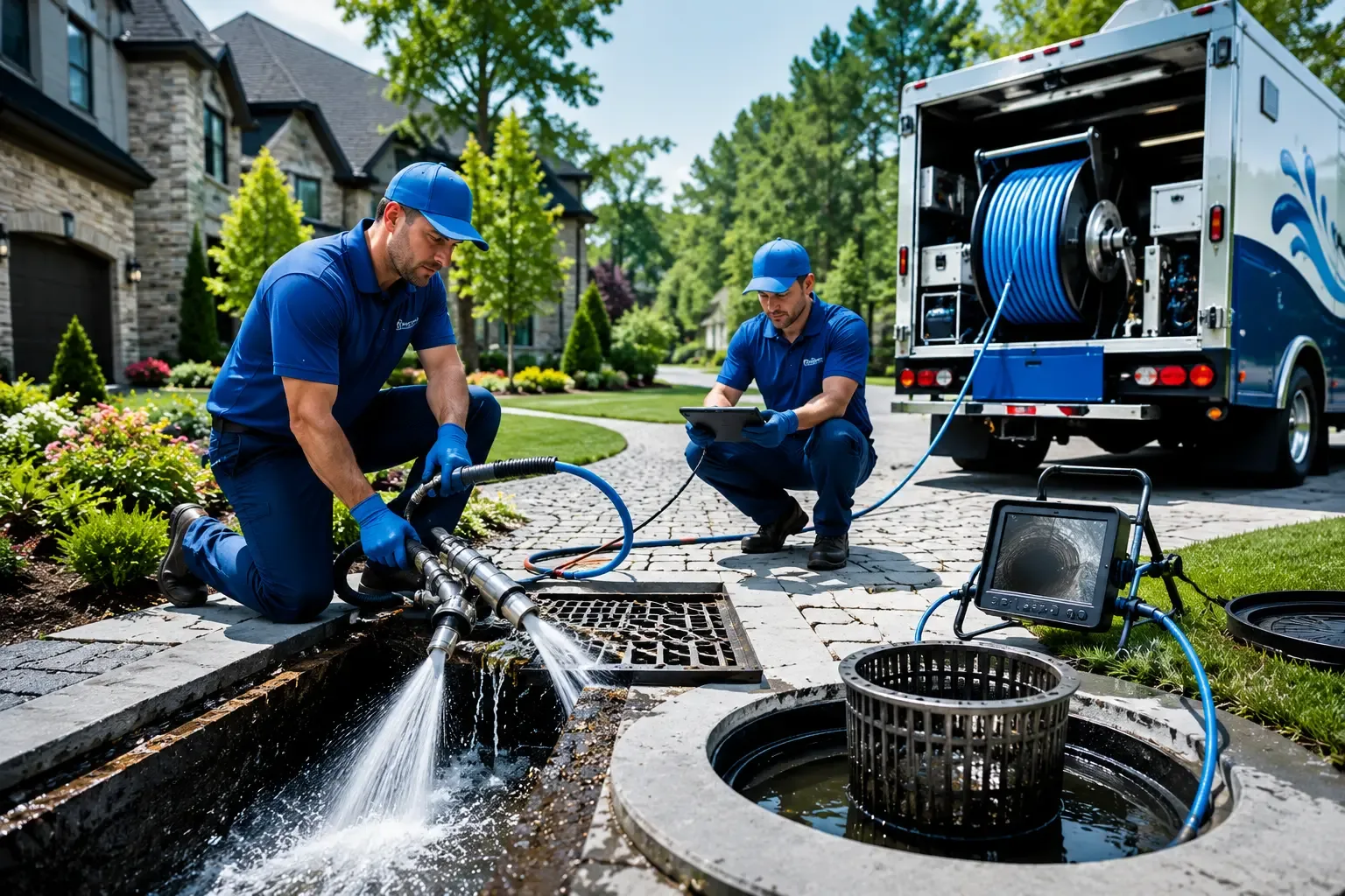 Local outdoor drain cleaning professionals in Newtown, PA